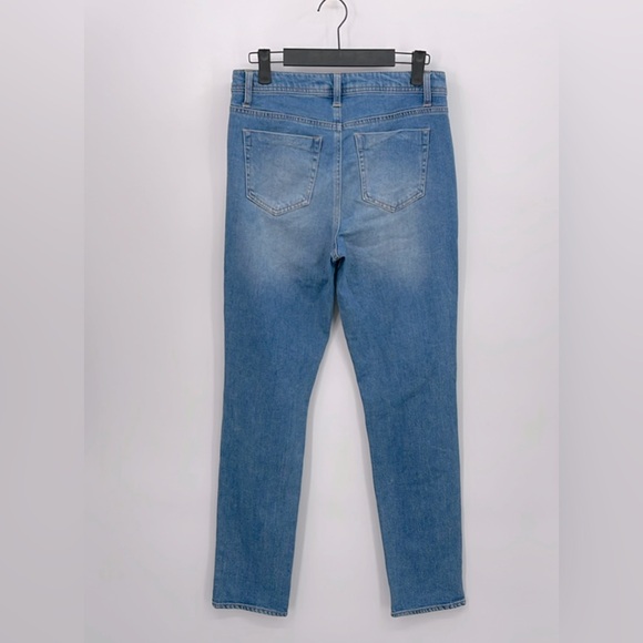 Design Lab Distressed Pearl Embellished Jeans - Picture 4 of 4